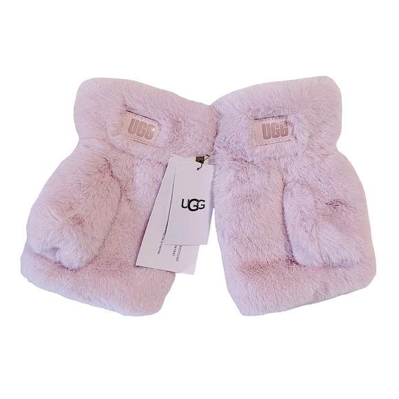 UGG Accessories - UGG Faux Fur Fingerless Gloves